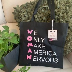WOMAN tote bag!